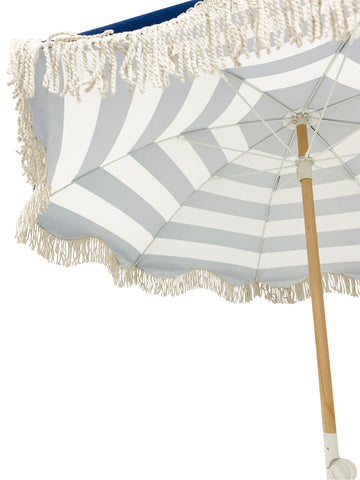 Luxe Canvas Beach Umbrella 2M - Hamptons Navy