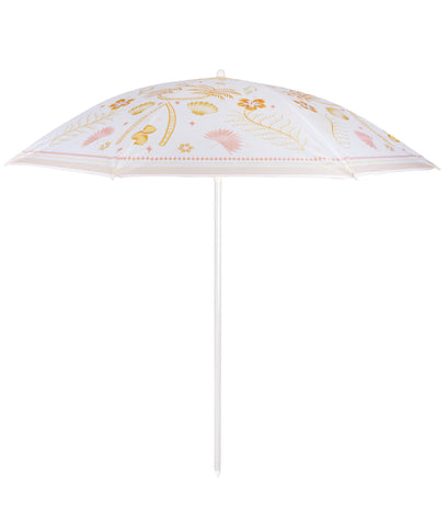 Beach Umbrella With Matching Carry Bag 180cm Dia - Moroccan Palm