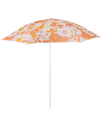 Hippie Daisies Beach Umbrella With Matching Carry Bag 180 x 180cm