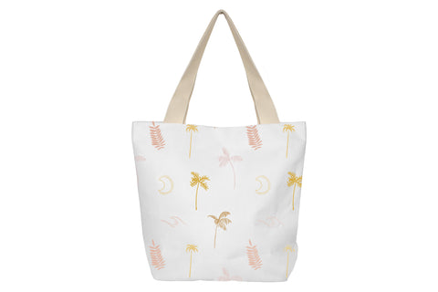 Beach Bag With Inner Pocket - Coco And Waves