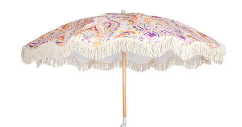 Luxe Canvas Beach Umbrella 2M - Nomad Paisley