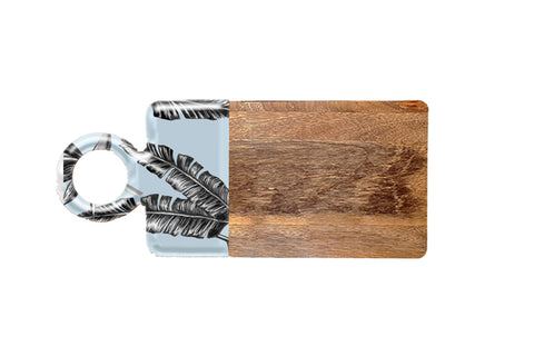 Good Vibes™ Mango Wood & Enamel Serving Board 46cm - Sorrento