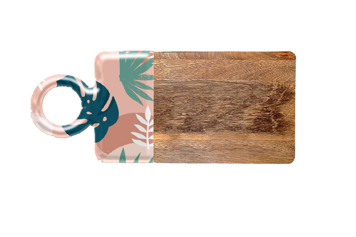Good Vibes™ Mango Wood & Enamel Serving Board 46cm