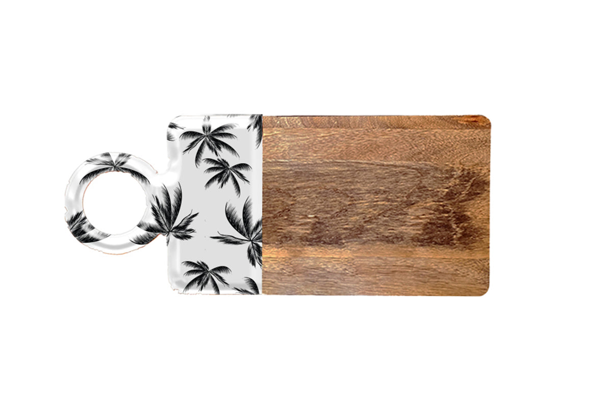 Good Vibes™ Mango Wood & Enamel Serving Board 46cm