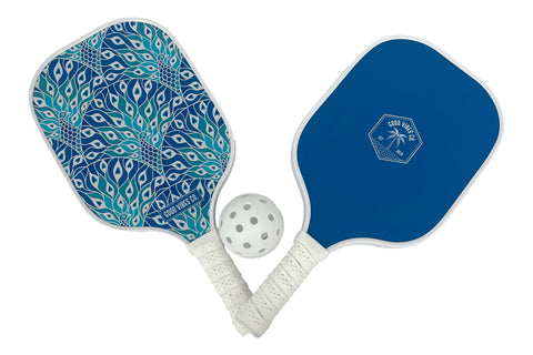 Good Vibes™ 4pc Pickle Ball Set - Mediterranean