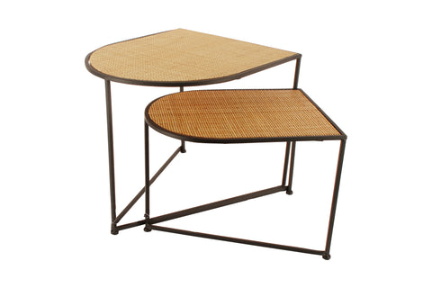 Set Of 2, Nesting Side Tables, Oblong, 53 x 46 x 44cm