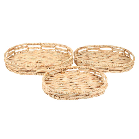 Set Of 3 Yeyo Waterhyacinth Baskets
