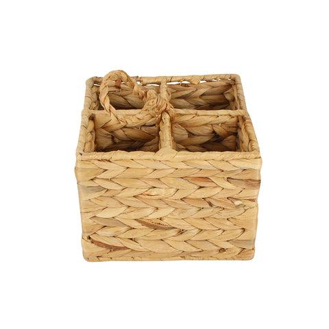 Cane Natural Woven Cutlery Basket