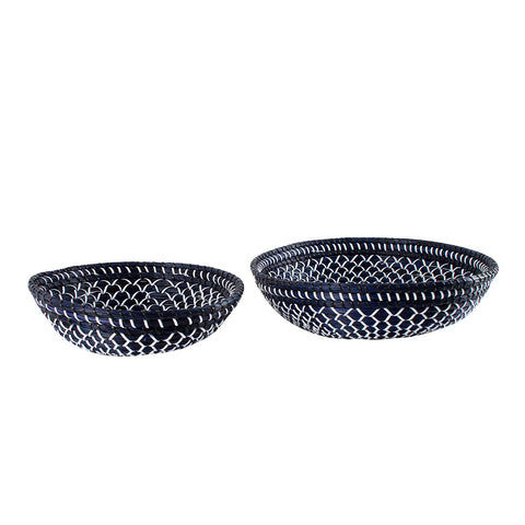 Holland Indigo Seagrass Basket Set Of 2