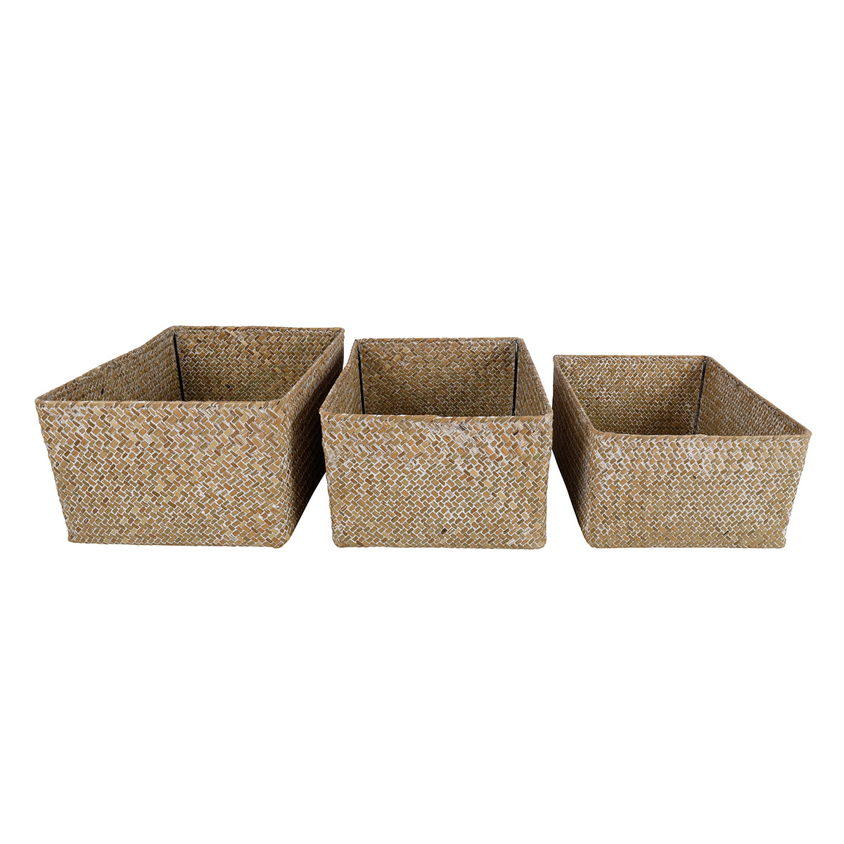 Leia Set Of 3 Rectangle Baskets