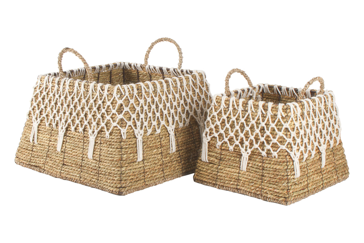 Philipa Set Of 2 Square Tapered Baskets