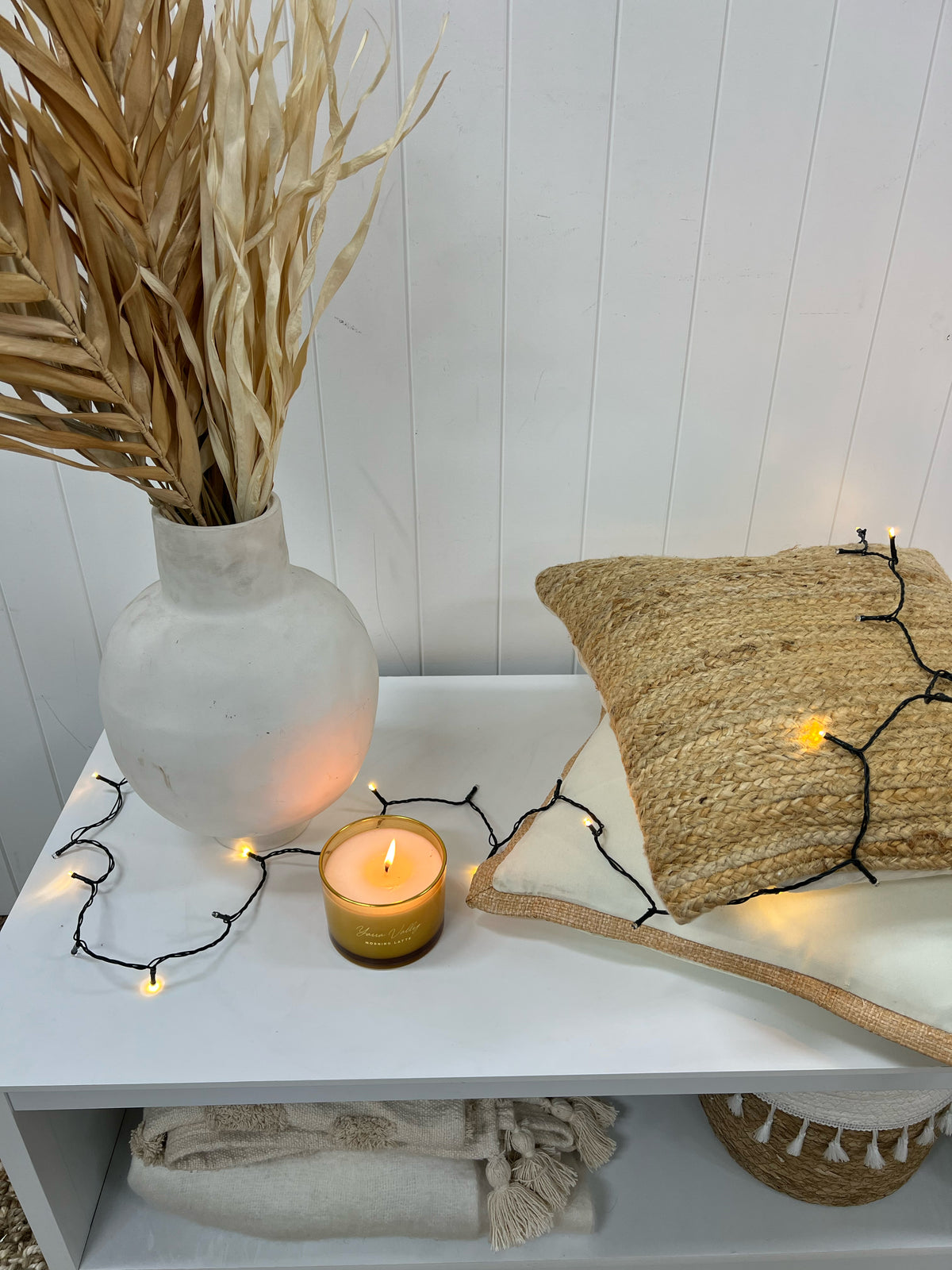 45cm Natural Jute Cushion With Fill