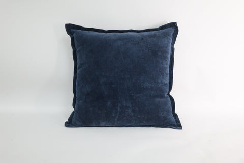 Royce Velvet Cushion Deep Blue 50 x 50cm