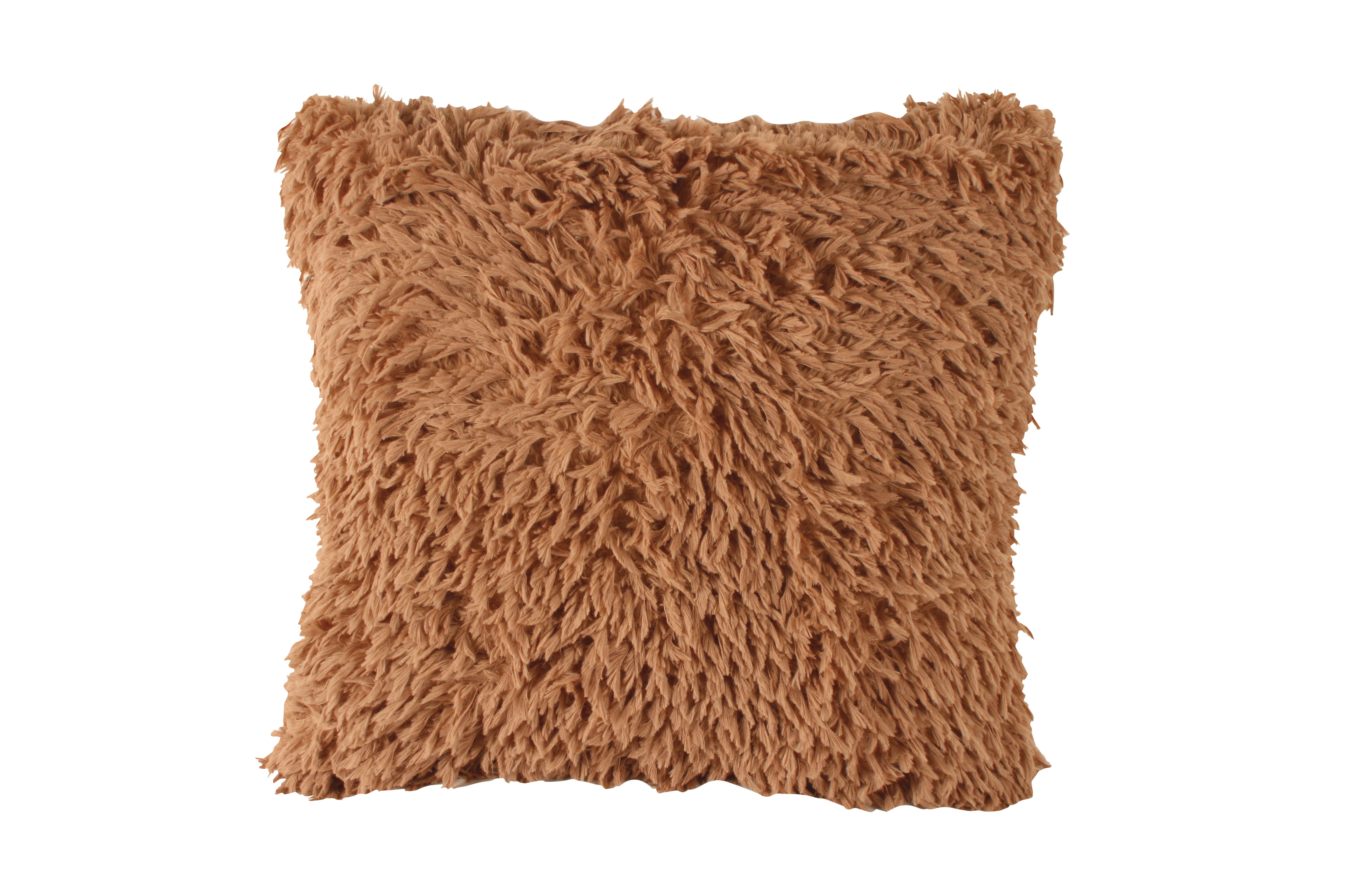 IRVING FAUX SHEARLING FILLED CUSHION 50 X 50 cm
