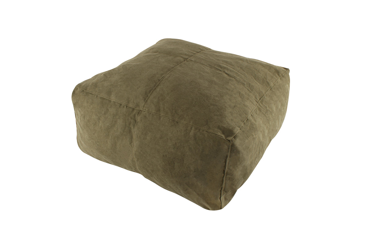 60cm Elijah Square Ottoman - Sage