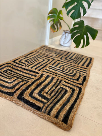 Ikram Jute Braided Rug 90 x 60cm