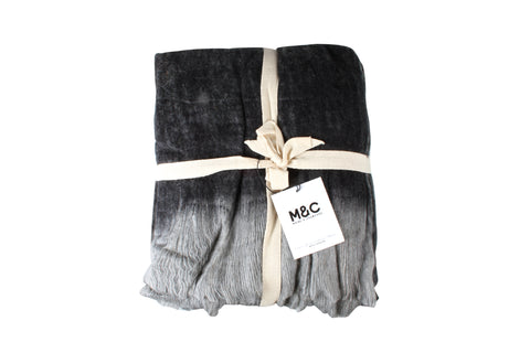 Maeve Faux Mohair Throw With Fringing