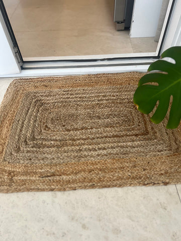 Jasmine Border Jute Rug 270 x 180cm