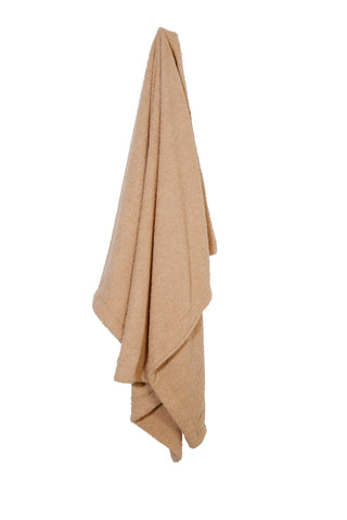 Selena Boucle Blanket Beige