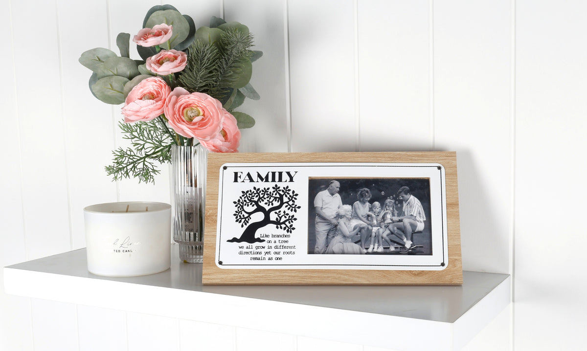 "FAMILY" PHOTO FRAME 30CM