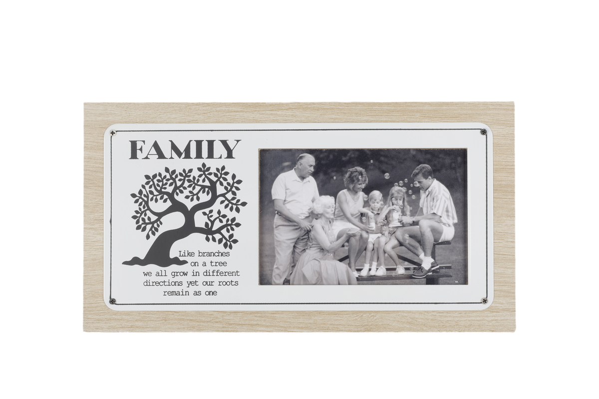 "FAMILY" PHOTO FRAME 30CM