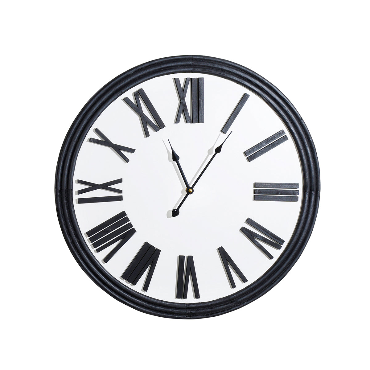 Lucas Roman Numeral Wall Clock Black 
 60 x 60 x 4.5cm