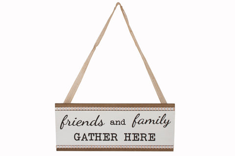 Delilah Collection Family And Friends Gather Plaque 48 x 20 x 2C