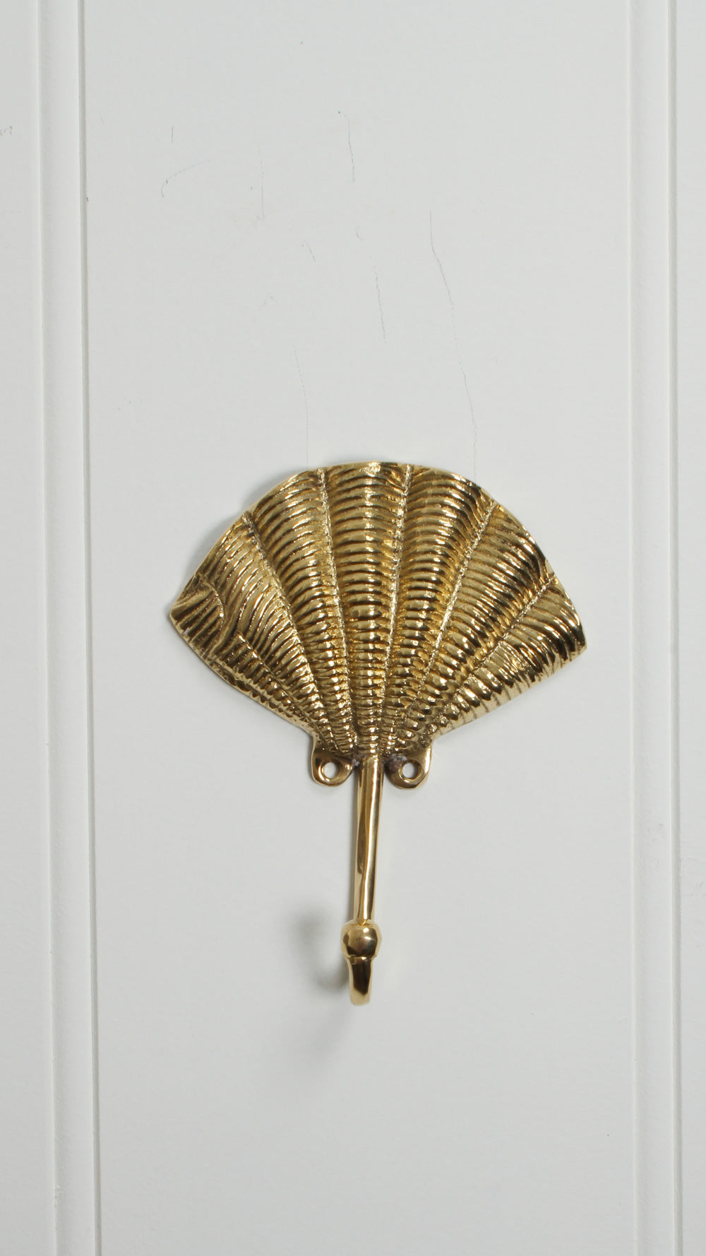 Belize Brass Shell Wall Hook