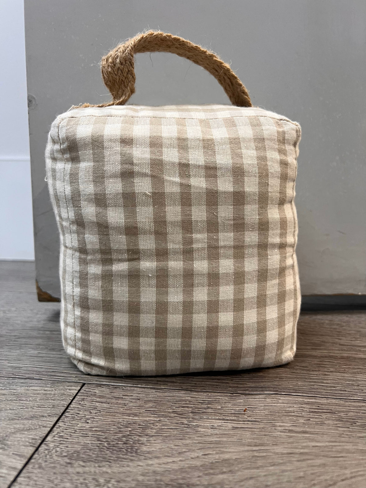 Door Stop Gingham