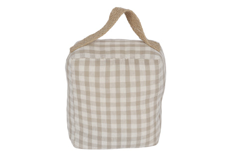 Door Stop Gingham