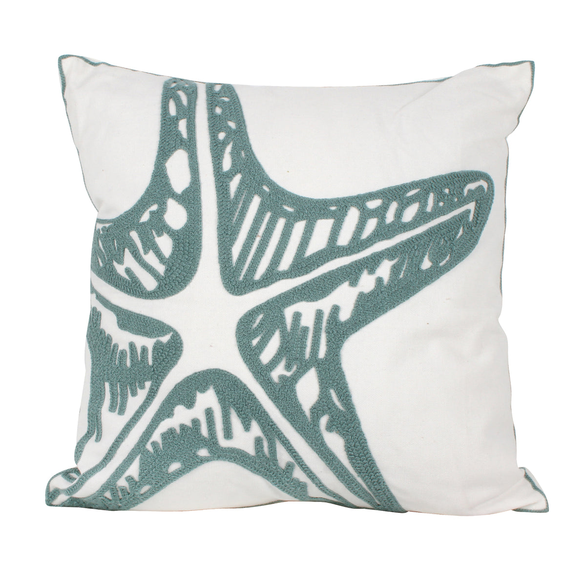 Stelli Star Fish Embroided Cushion 43 x 43cm