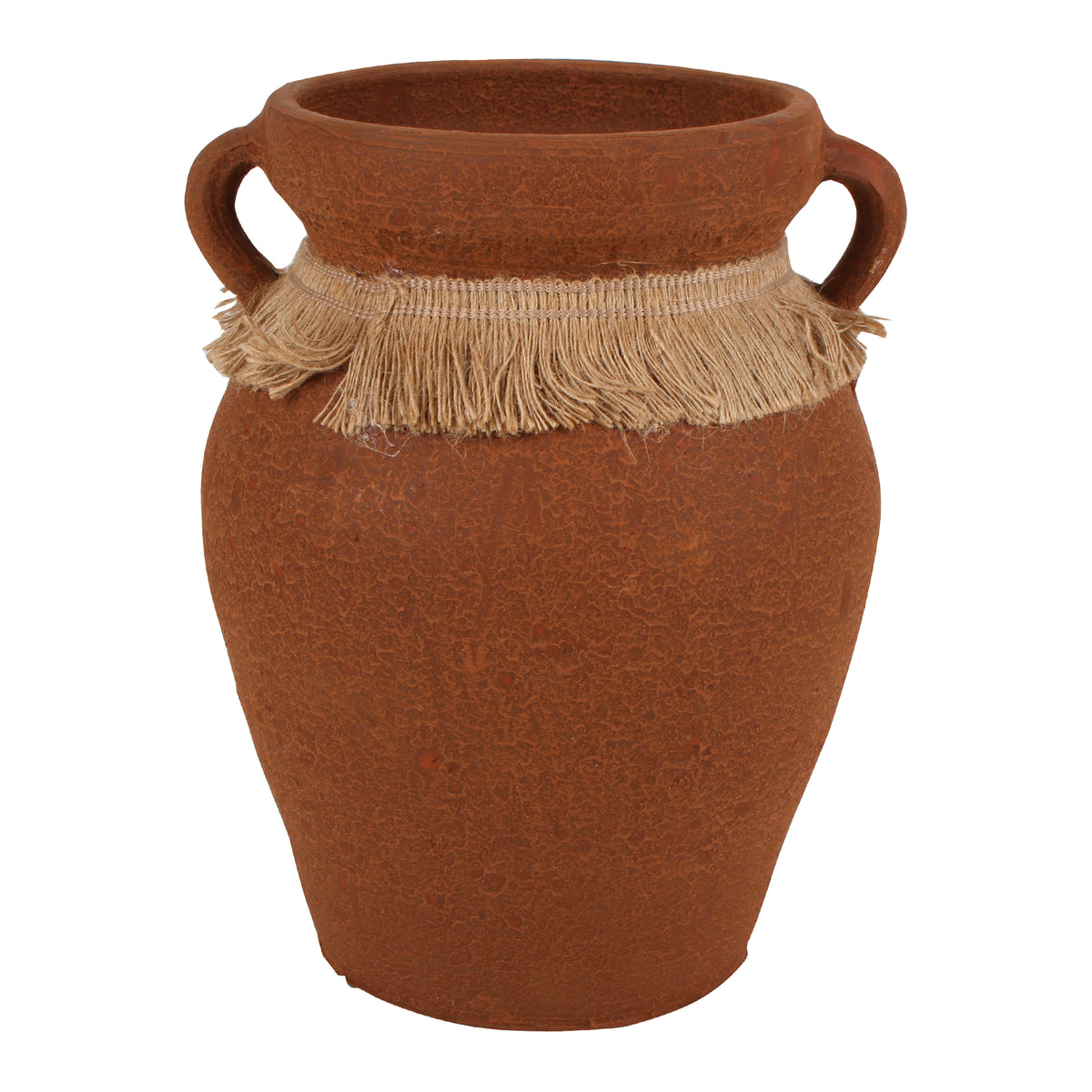 Aicha Terracotta Vase 30cm decorative piece in earthy tones for home decor - available at Maine and Crawford Australia