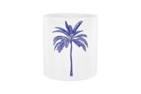 Belize Blue Palm Dolomite Pot 17 x 15 x 15cm