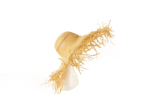 Olivia Raffia Brimmed Hat
