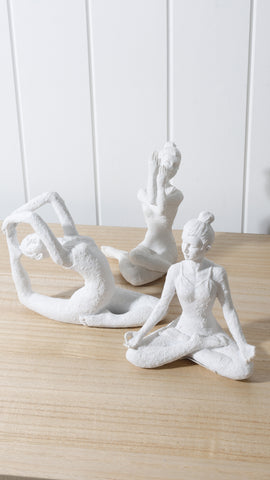 Yogi Ornament Resin 16 x 14 x 6cm