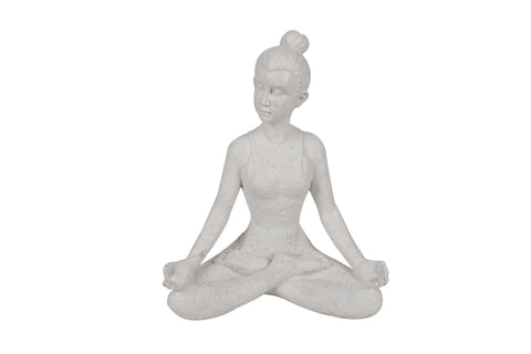 Yogi Ornament Resin 16 x 14 x 6cm