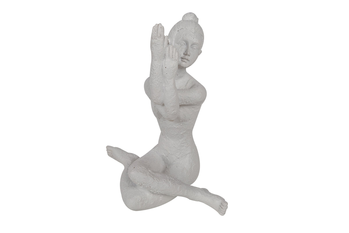 Yogi Ornament Resin 16 x 16 x 6cm
