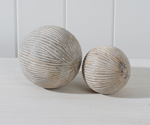 Buy 10cm Cyrus Decor Wooden Sphere - Maine and Crawford