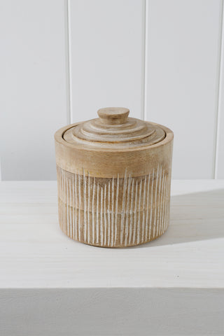 Buy Cyrus Mango Wood Canister - Maine and Crawford