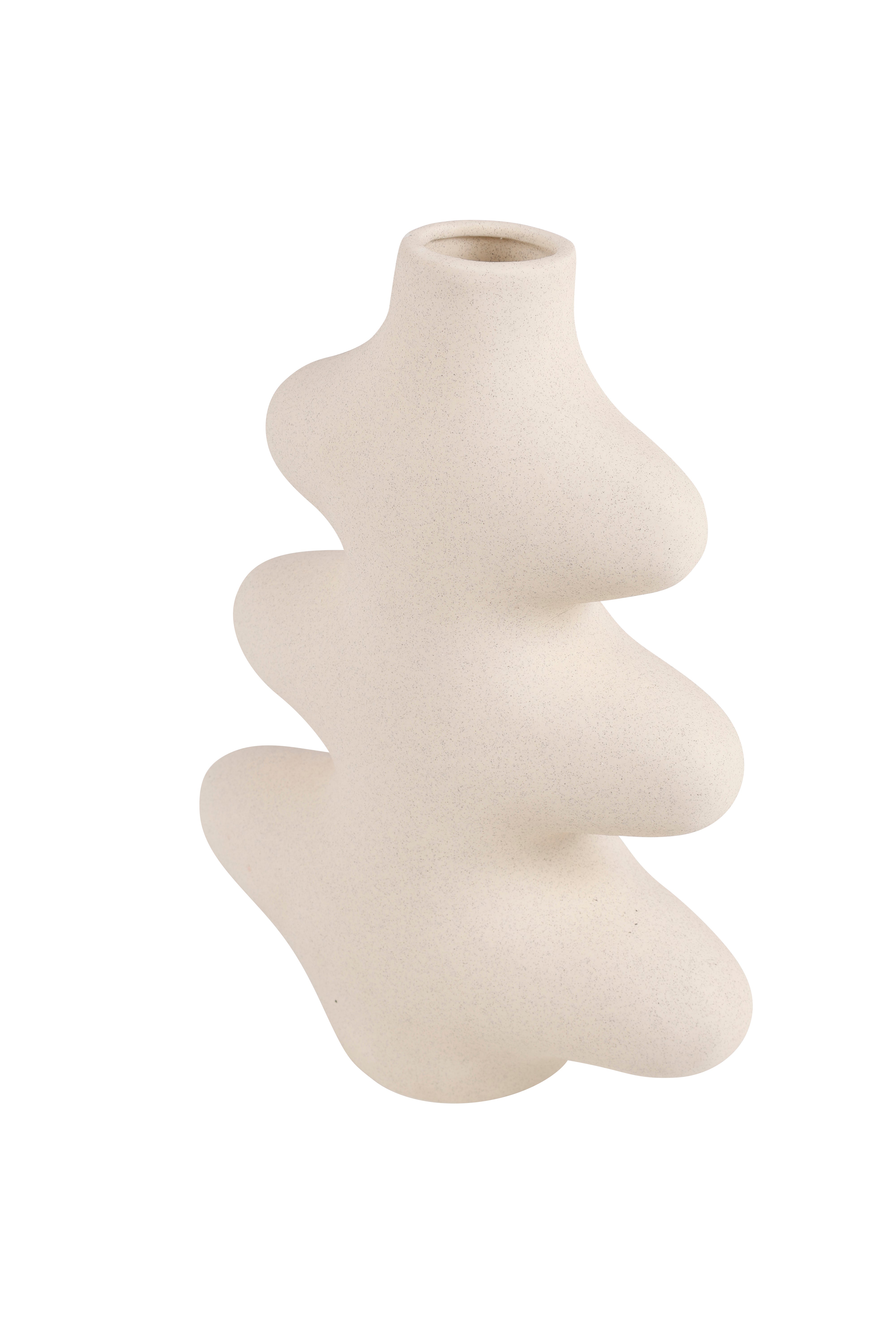 Buy Aliya Ceramic Vase White 26 x 21 x 9cm online at Maine and Crawford Australia