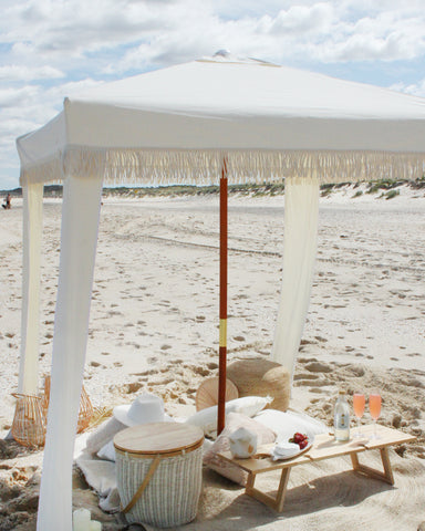 Uv50+ Deluxe Beach Cabana With Carry Bag 180 x 180cm