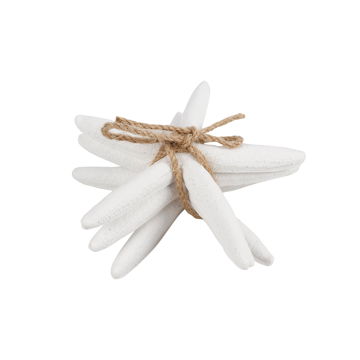 Resin Starfish White 3Pk 13 x 13 x 6cm