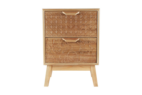 Milo Bed Side Chest Of Drawers 57 x 40 x 30cm