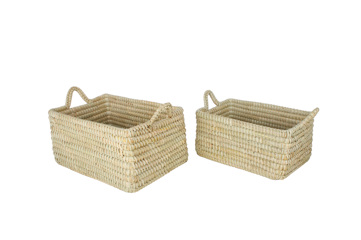 Buy Macquarie Trays With Handles Set Of 4 Palm Leaf in Australia