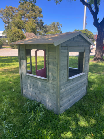 Kids Outdoor Wooden Cubby Play House 125x125x106cm***PERTH METRO ONLY*** DELIVERY $100