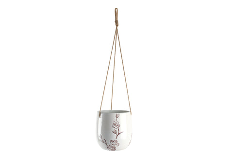 Skylar Ceramic Hanging Planter No Hole 17cm