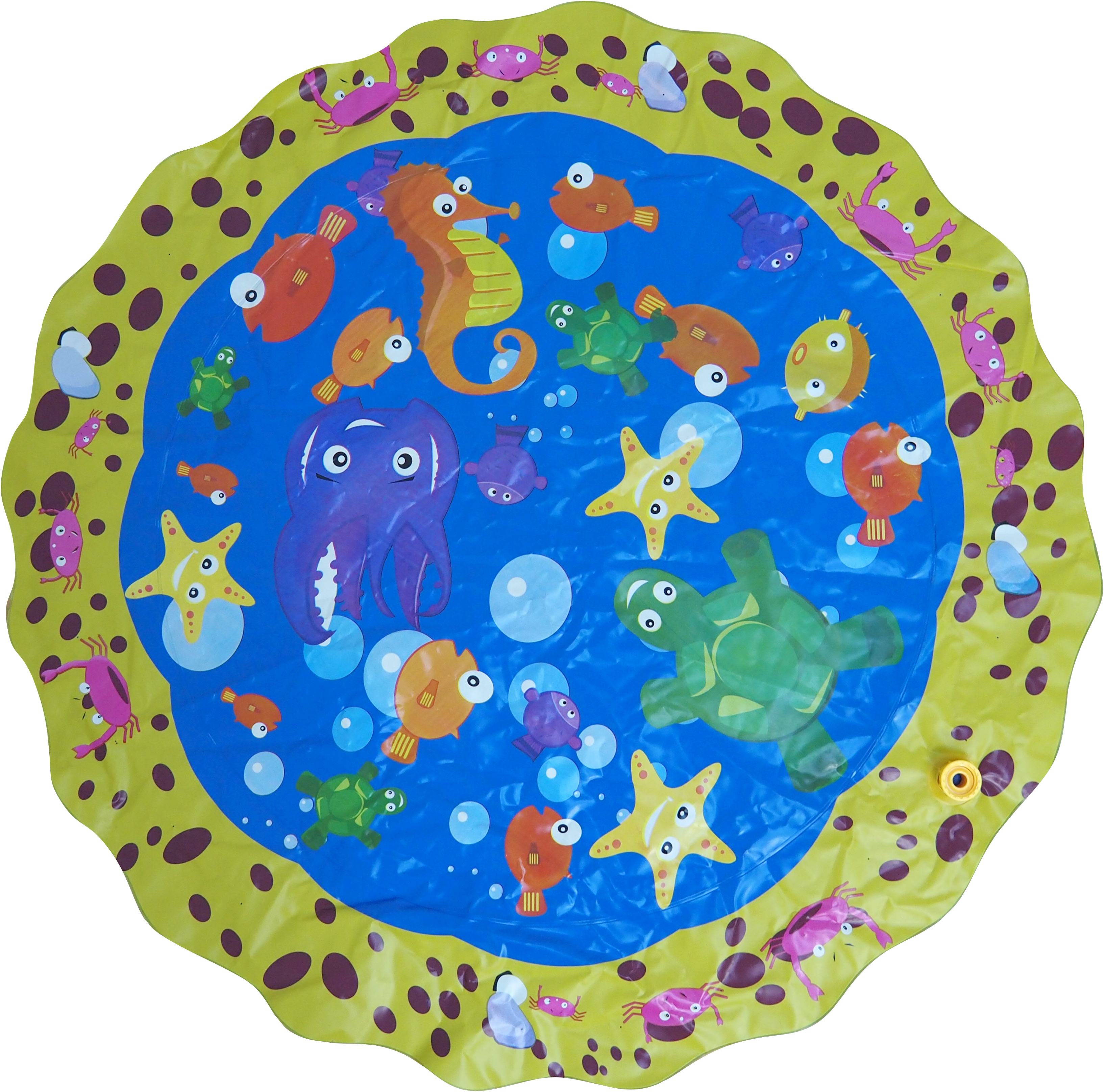 AirTime™ Sprinkler Mat Sea Theme includes Hose Connection 105cm 