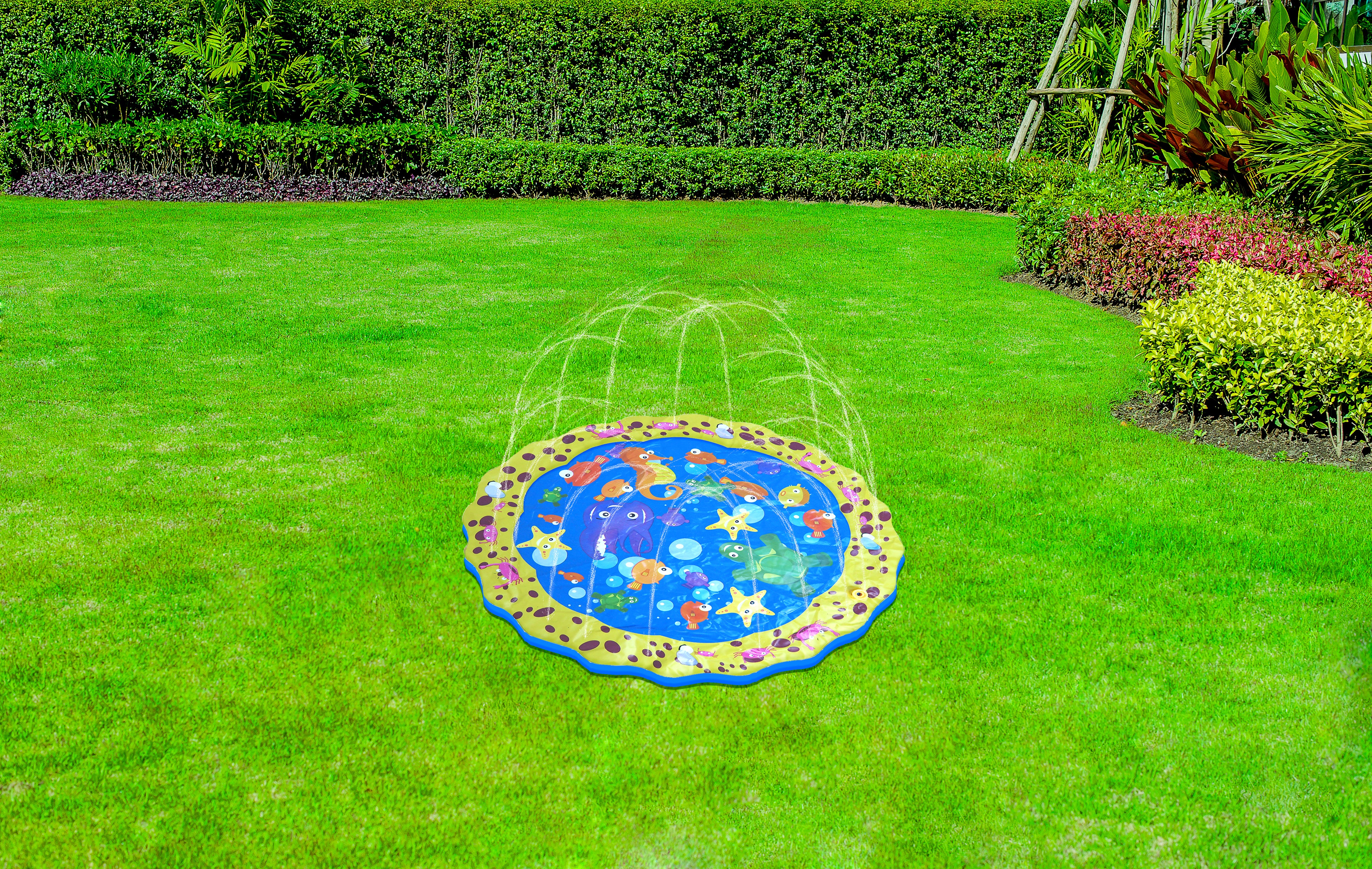 AirTime™ Sprinkler Mat Sea Theme includes Hose Connection