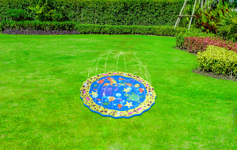 AirTime™ Sprinkler Mat Sea Theme includes Hose Connection