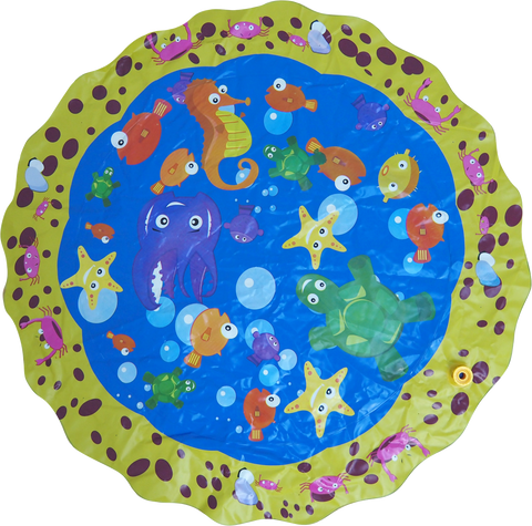 AirTime™ Sprinkler Mat Sea Theme includes Hose Connection 105cm 